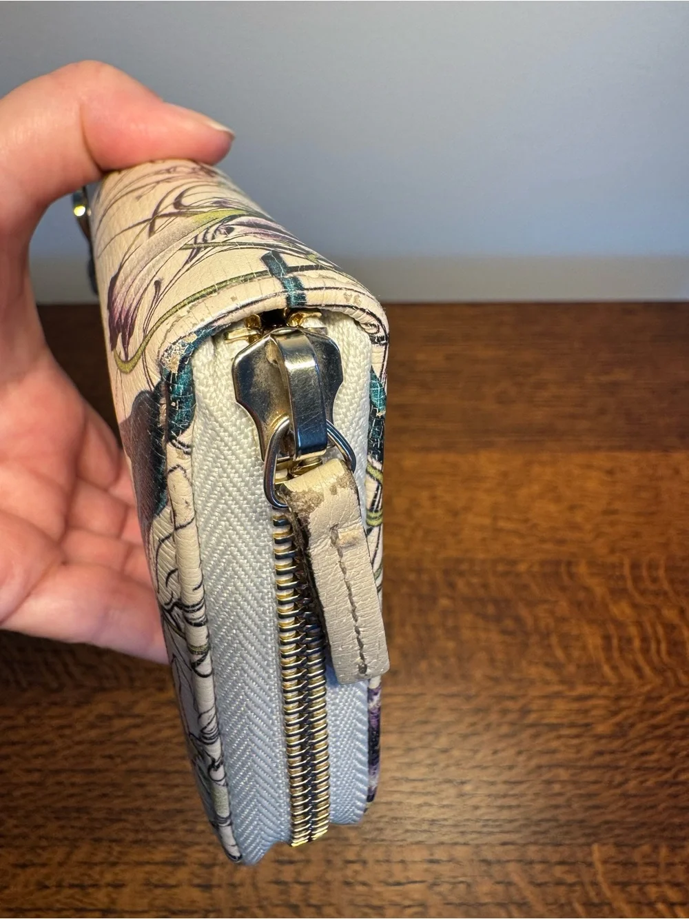 Gucci Flora “Nice” Zip Around Long Wallet w/COA
